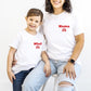 T-shirt maman fils, T-shirt maman fille, T-shirt famille, Cadeau maman