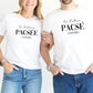 T-shirt de couple assorti, Couple Pacsé, Cadeau Pacs, Futur Pacsé