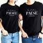 T-shirt de couple assorti, Couple Pacsé, Cadeau Pacs, Futur Pacsé