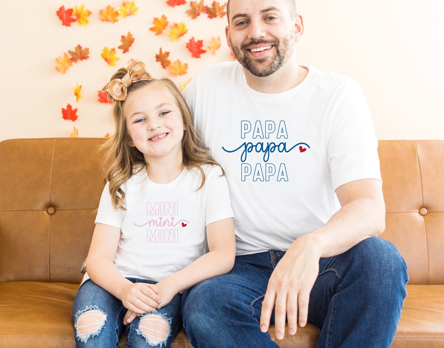 T-shirt famille, T-shirt papa fils, T-shirt papa fille, Cadeau papa
