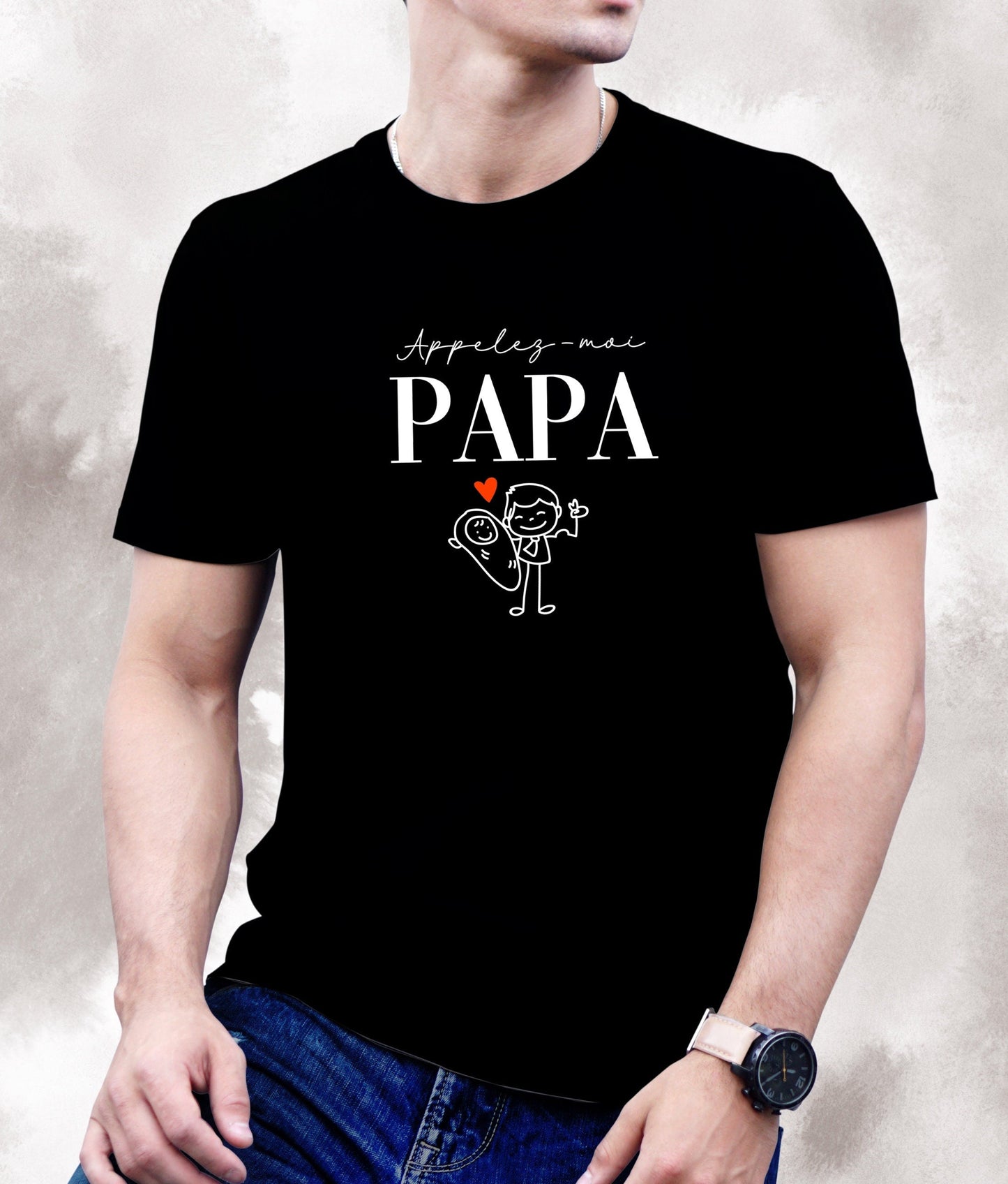 T-shirt annonce grossesse papa, Futur papa, Idée cadeau naissance papa, Annonce grossesse