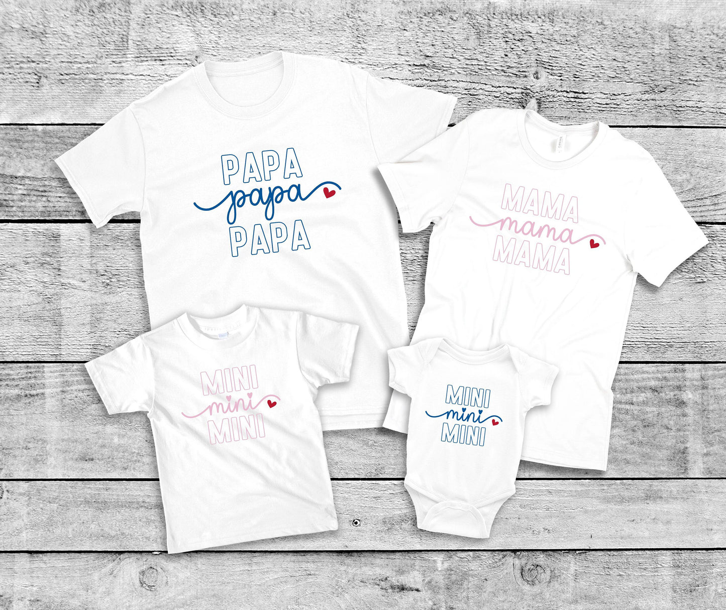 T-shirt famille assorti, Ensemble famille, Cadeau famille
