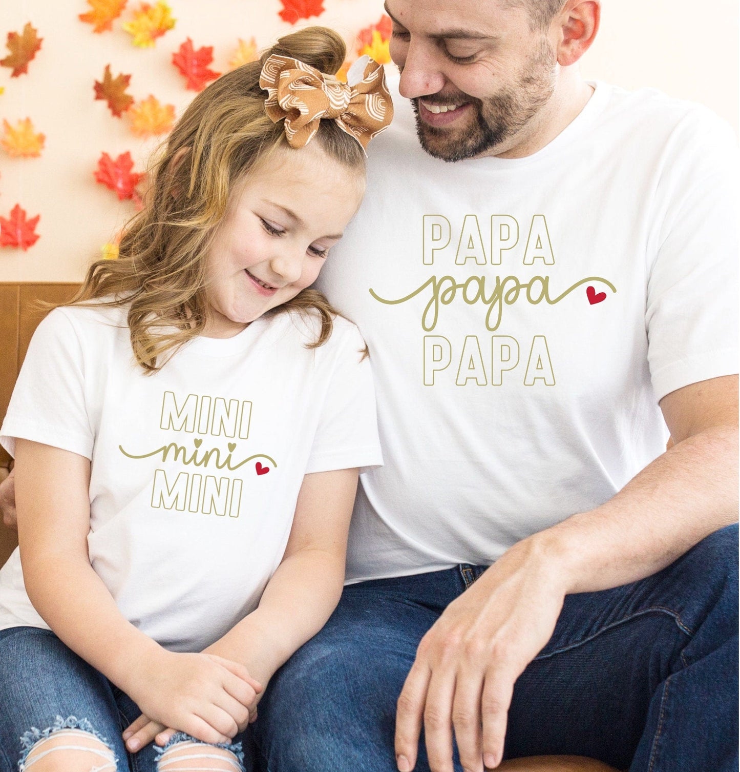 T-shirt famille, T-shirt papa fils, T-shirt papa fille, Cadeau papa