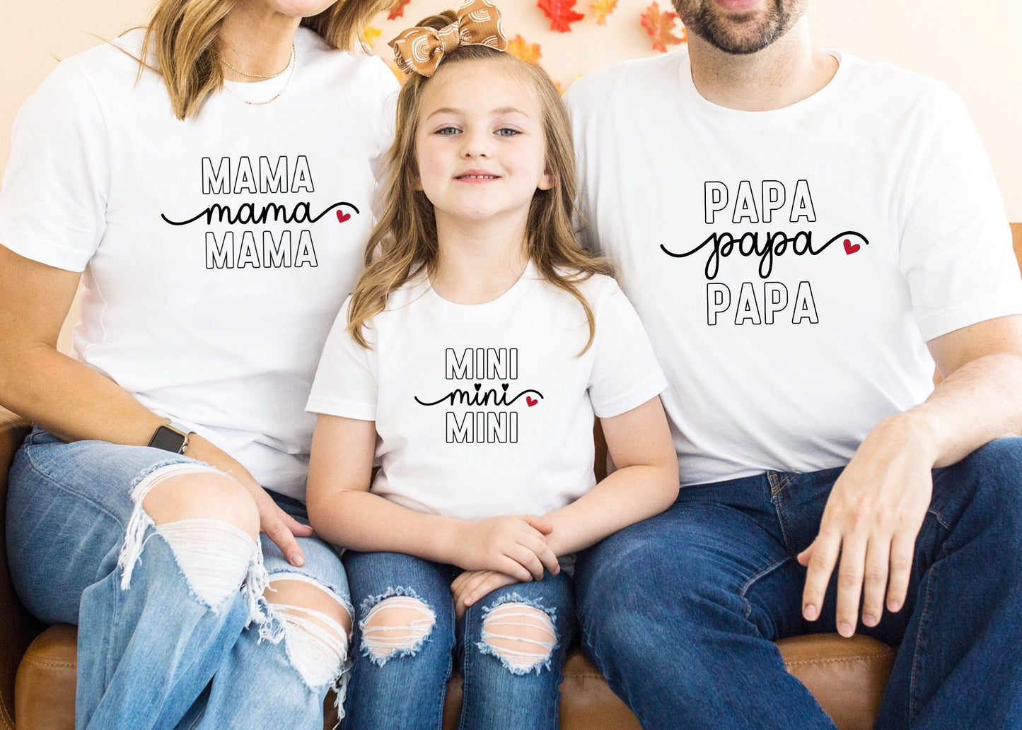 T-shirt famille assorti, Ensemble famille, Cadeau famille
