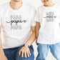 T-shirt famille, T-shirt papa fils, T-shirt papa fille, Cadeau papa