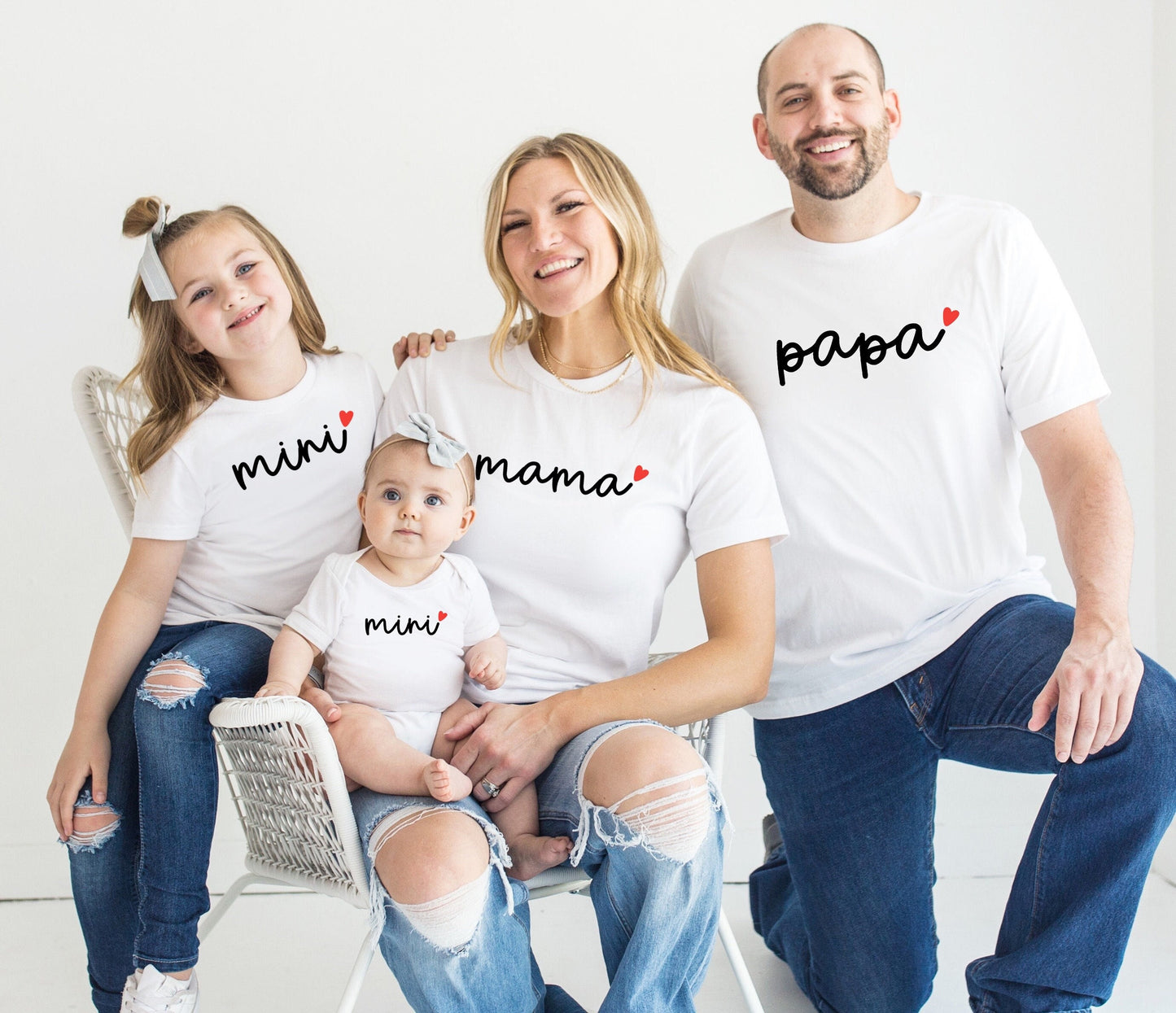 T-shirt famille assorti, Ensemble famille