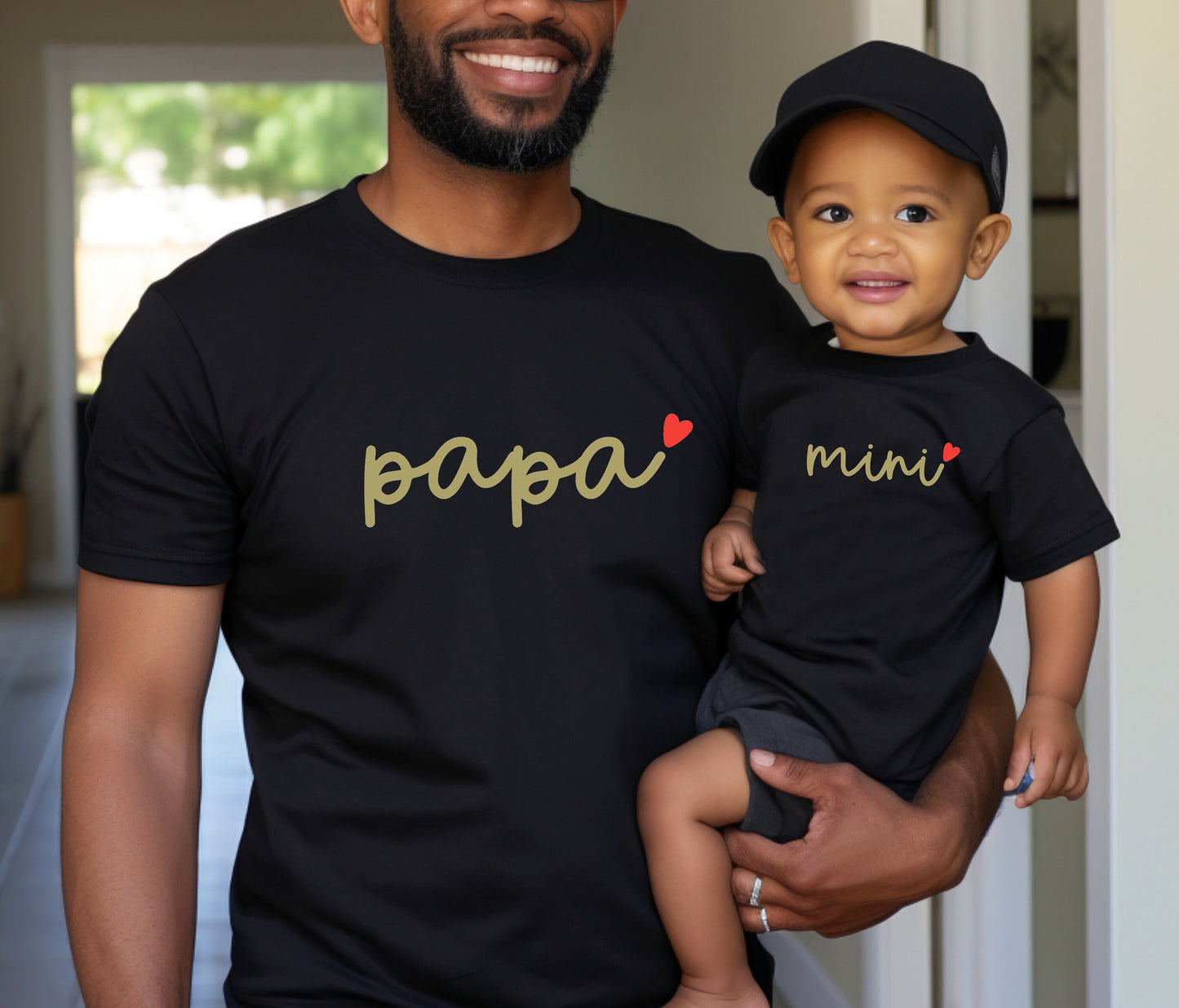 T-shirt pour père et fils, T-shirt famille, T-shirt papa fils, T-shirt papa fille, Cadeau fête des pères