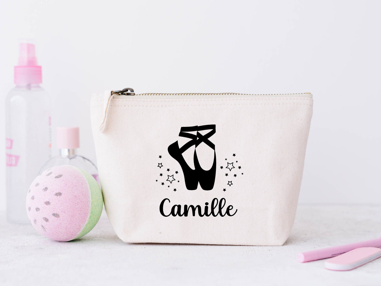 Trousse danseuse, Trousse personnalisé enfant, Trousse enfant prénom