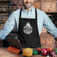 Tablier barbecue personnalisé avec prénom, Cadeau pour barbecue, Fêtes des pères, Cadeau papa