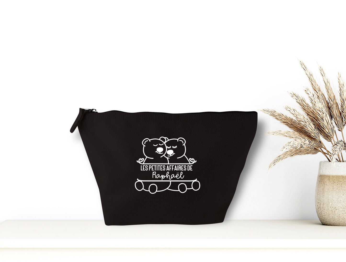 Trousse Ourson, Trousse personnalisé enfant, Trousse enfant prénom