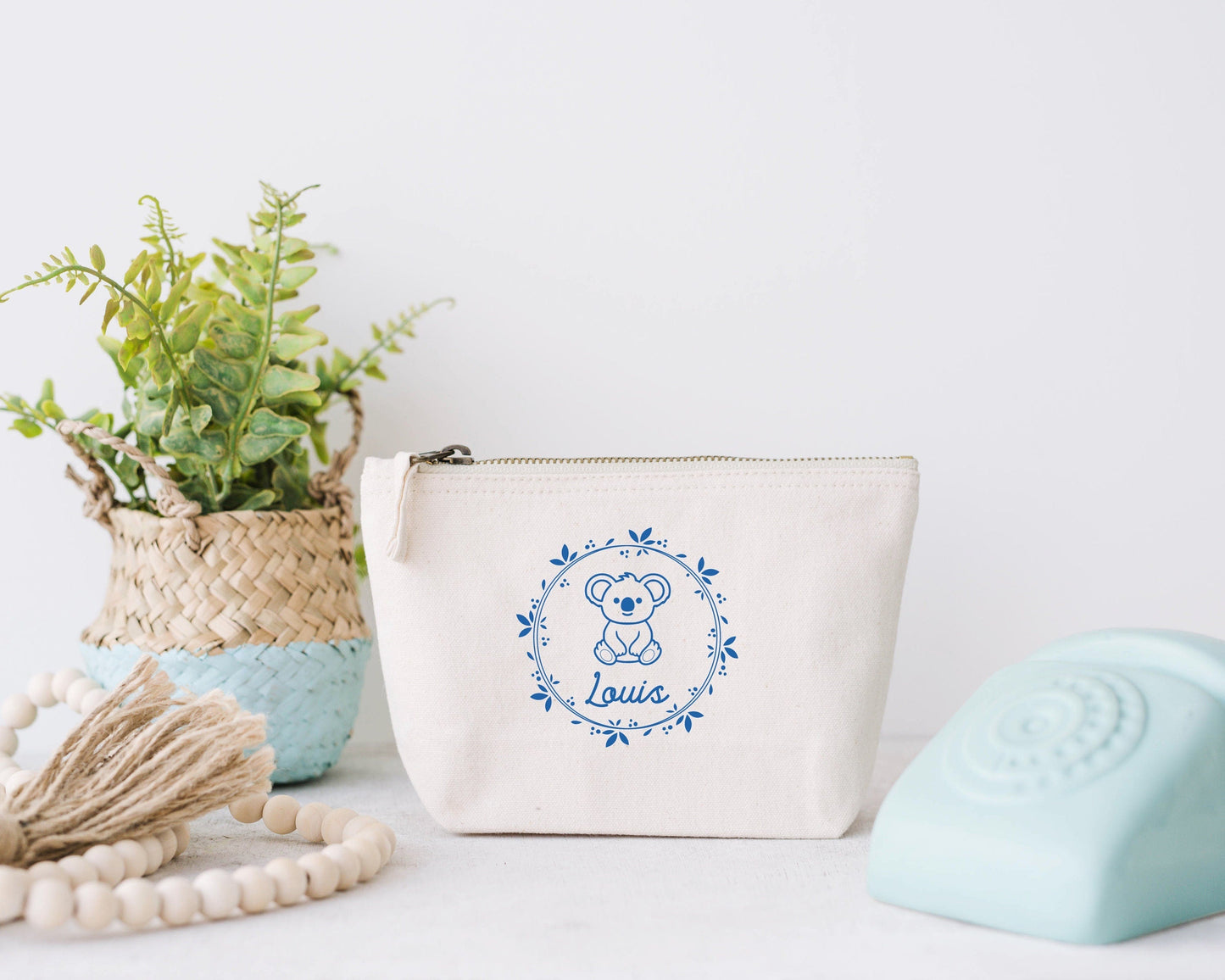 Trousse Koala, Trousse personnalisé enfant, Trousse enfant prénom