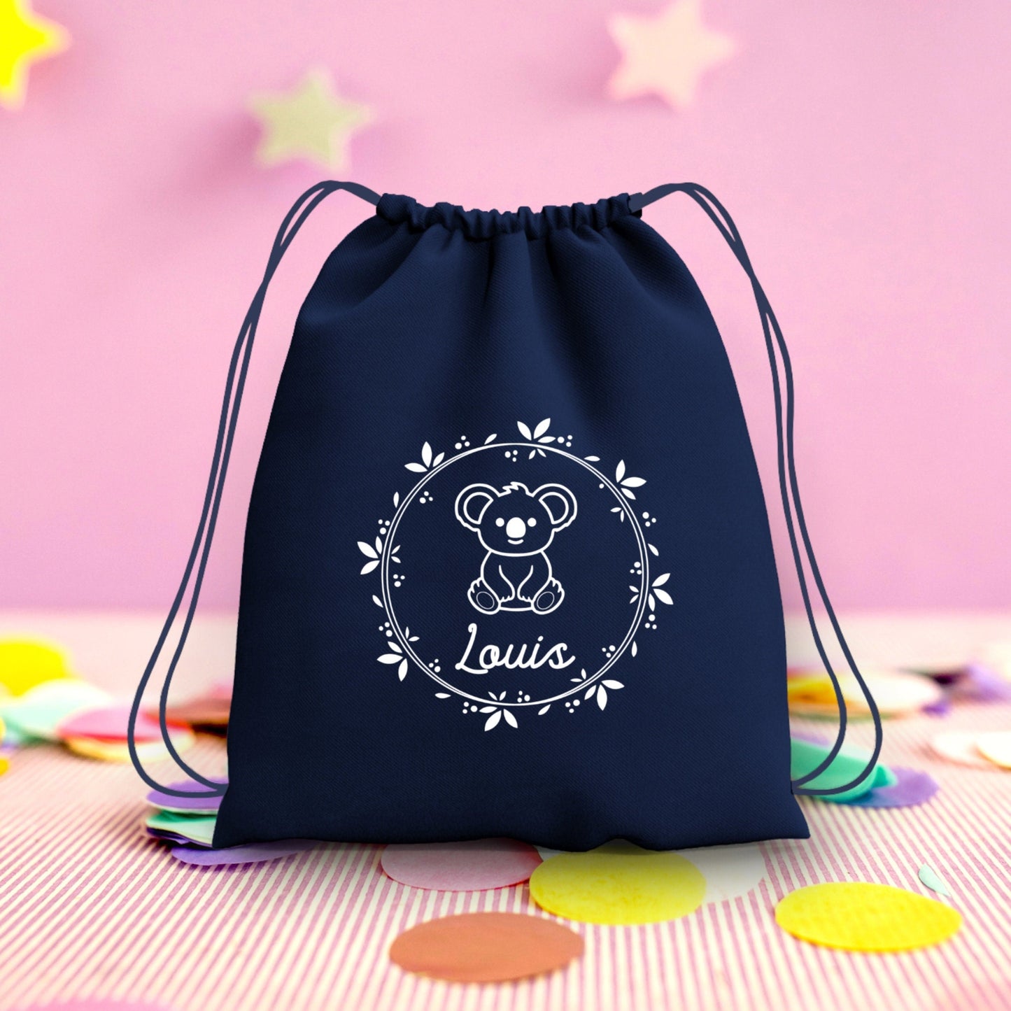 Sac à dos enfant, Sac à dos enfant personnalisé maternelle, Sac enfant koala, Sac à dos à cordon