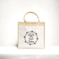 Sac Cabas toile et jute enfant personnalisé, Cadeau enfant prénom, Cadeau anniversaire enfant, Sac koala