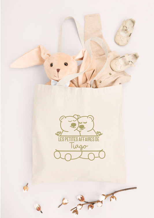 Sac enfant ourson personnalisé, Sac enfant, Sac enfant personnalisé, Tote bag enfant