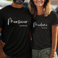T-shirt de couple assorti, T-shirt mariage, Cadeau de mariage personnalisé