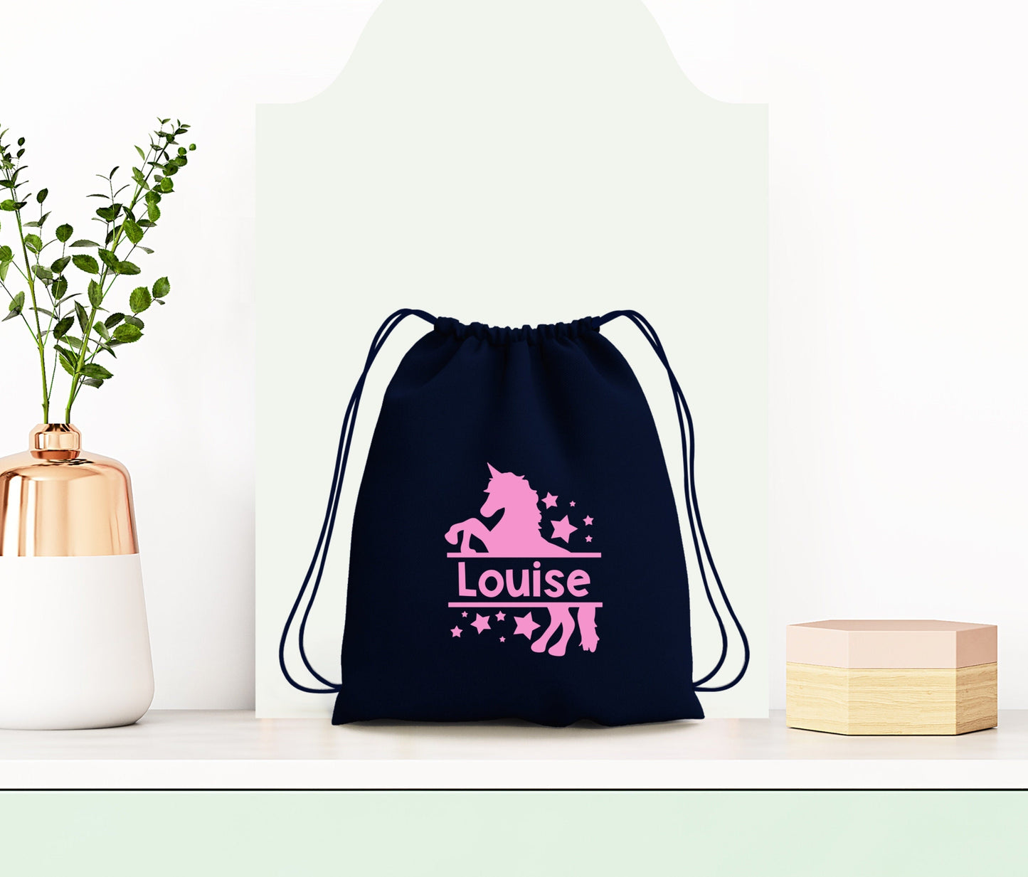 Sac à dos enfant, Sac enfant Licorne, Sac à dos à cordon