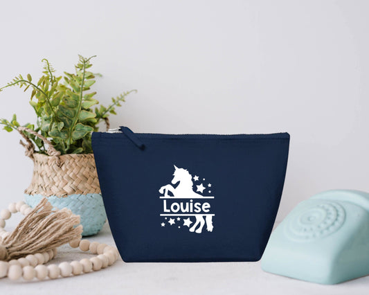 Trousse Licorne, Trousse personnalisé enfant, Trousse enfant prénom