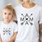 T-shirt maman, Cadeau famille, Cadeau personnalisé maman, T-shirt assorti