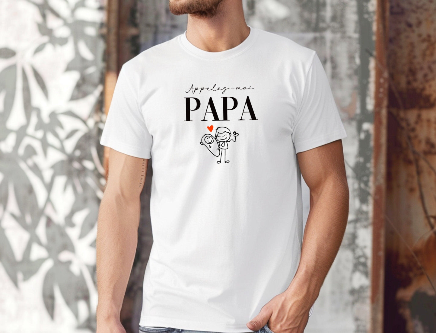 T-shirt annonce grossesse papa, Futur papa, Idée cadeau naissance papa, Annonce grossesse