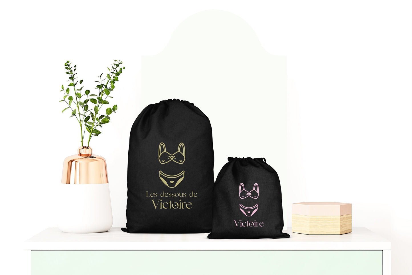 Sac de Rangement pour Sous-Vêtements et maillots de bain - Pochette Range-Sous-Vêtements personnalisé