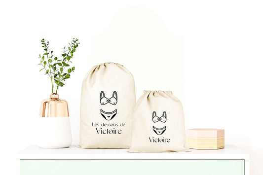 Sac de Rangement pour Sous-Vêtements et maillots de bain - Pochette Range-Sous-Vêtements personnalisé