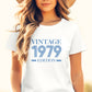 T-shirt personnalisé année de naissance, cadeau anniversaire, fête anniversaire, vintage edition, T-shirts populaires