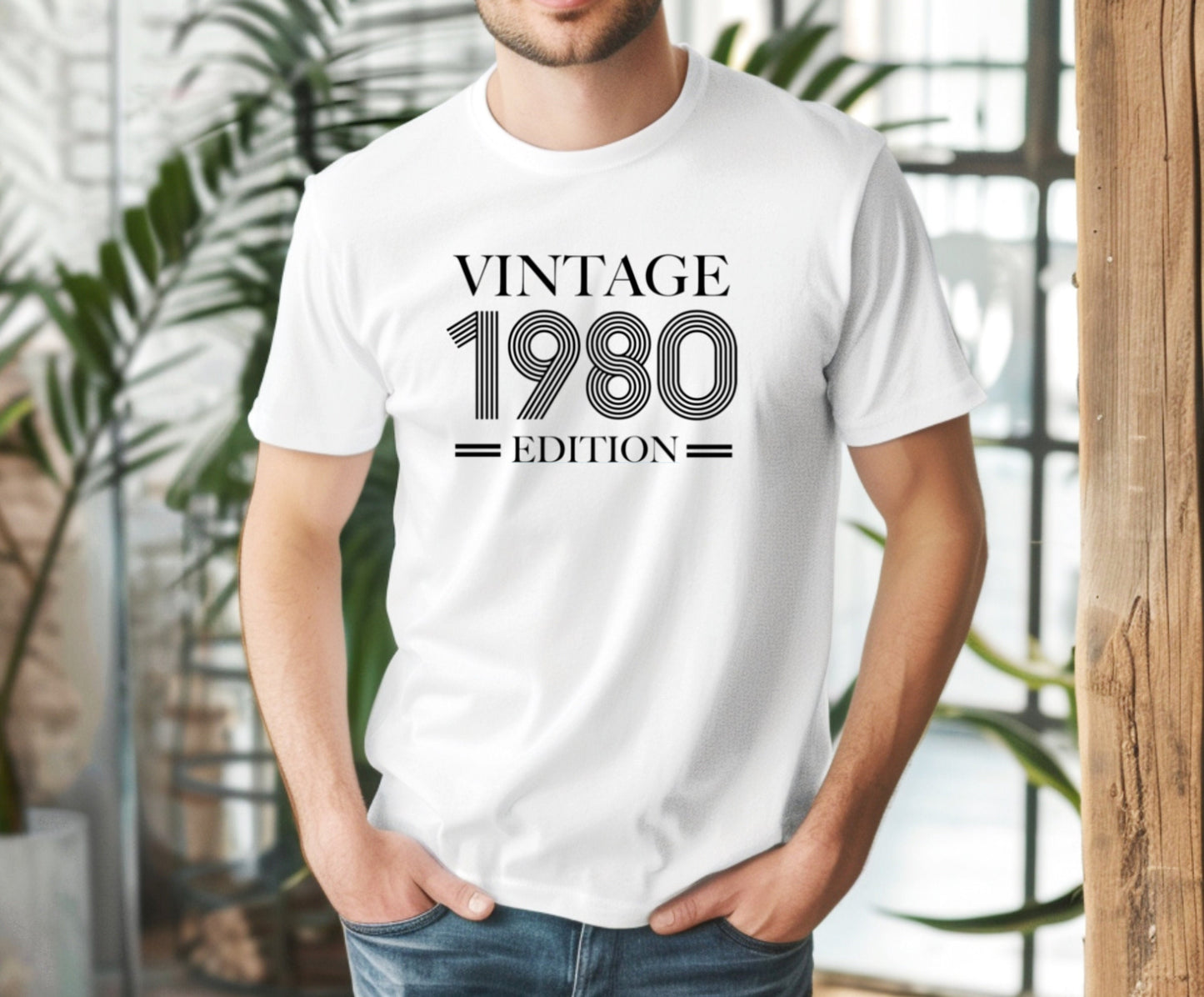 T-shirt personnalisé année de naissance, cadeau anniversaire, fête anniversaire, vintage edition, T-shirts populaires