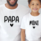 T-shirt papa personnalisé, T-shirt Papa et Moi, Papa et enfant assorti, Idée cadeau fête des pères