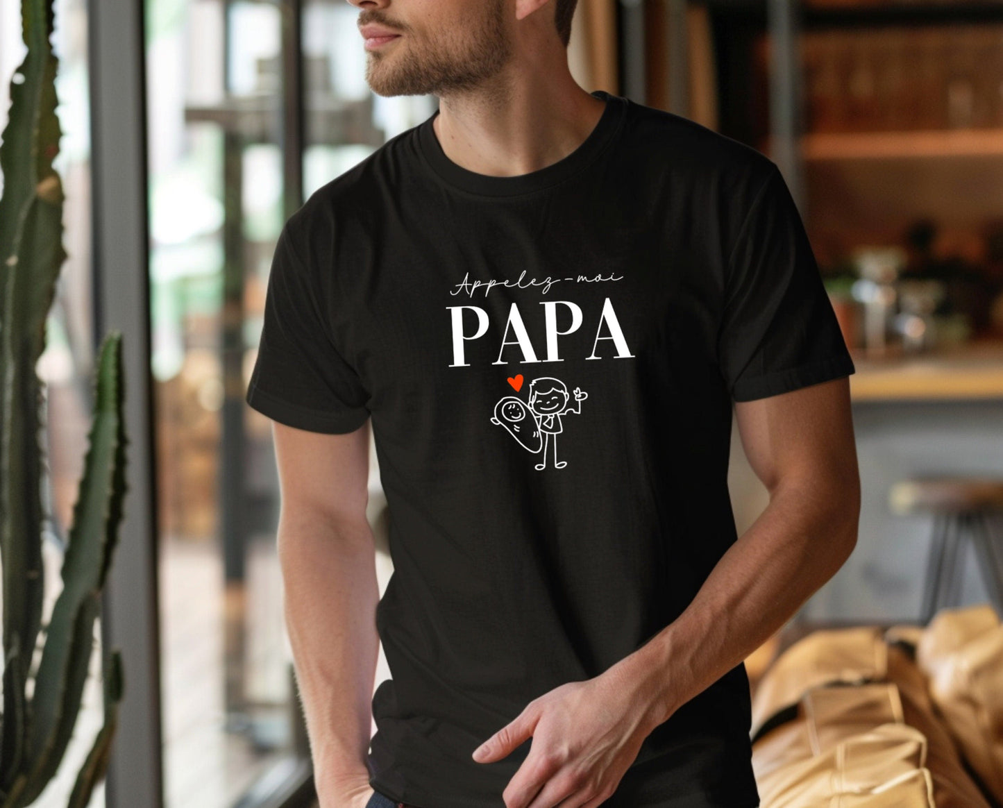 T-shirt annonce grossesse papa, Futur papa, Idée cadeau naissance papa, Annonce grossesse