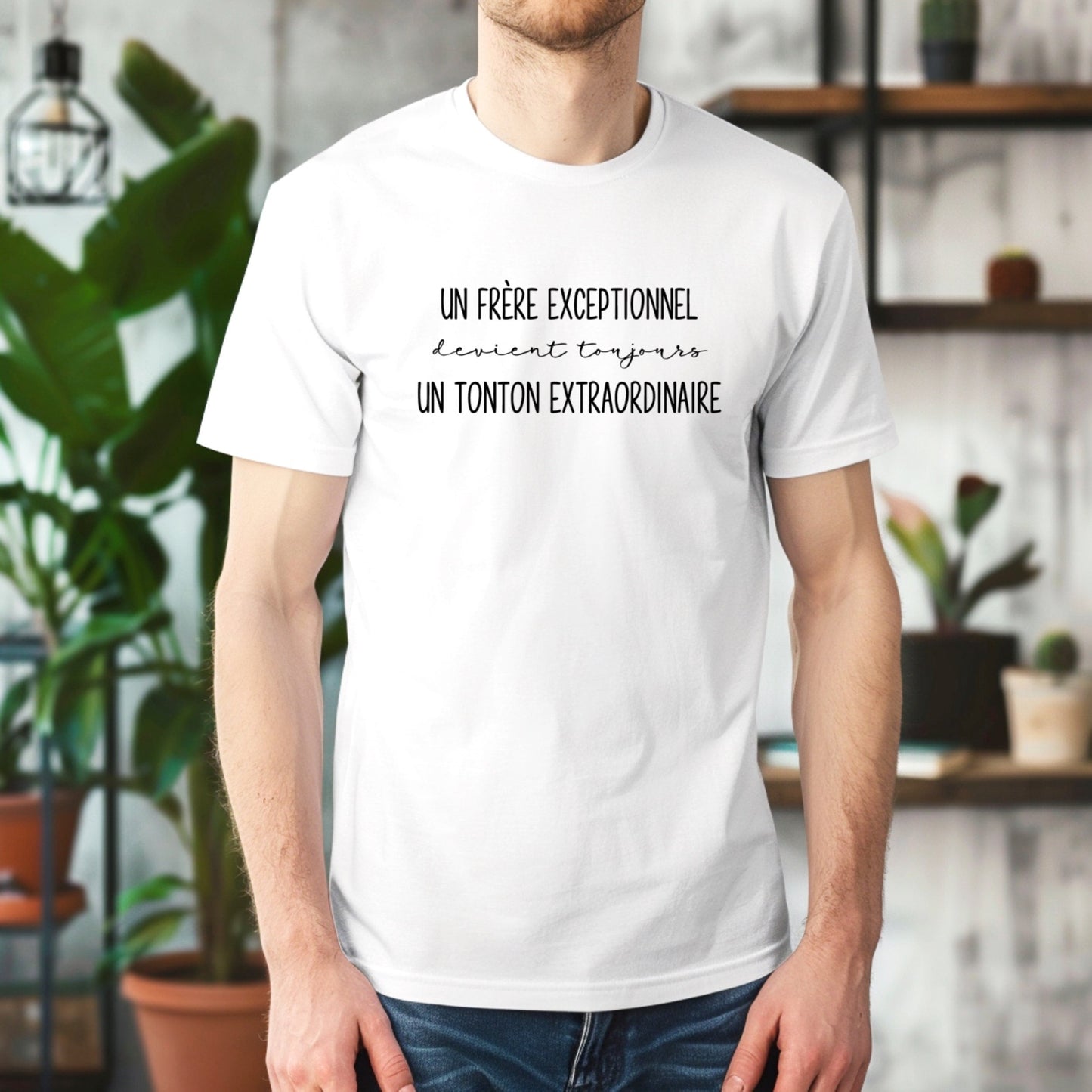 T-shirt annonce grossesse, Bientôt Tonton, Idée cadeau naissance