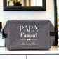 Trousse de Toilette Homme, Cadeau personnalisé, Accessoire homme, Fêtes de pères