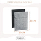 Housse personnalisé en feutrine, Cadeau parrain, Housse tablette, Pochette à livre