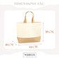 Sac en jute et coton personnalisé, sac cabas personnalisé, sac XL, grand sac personnalisable, Sac de course, Sac de plage, Cadeau Marraine