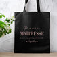 Tote bag personnalisé, Prénom enfant, Cadeau nounou, Cadeau maîtresse, Cadeau ATSEM