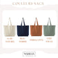 Cabas Personnalisé en coton, Sac coton , Sac fourre-tout, Sac prénom