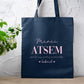 Tote bag personnalisé, Prénom enfant, Cadeau nounou, Cadeau maîtresse, Cadeau ATSEM