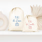 Pochon enfant personnalisé, Sac cordons, Pochon prénom,
