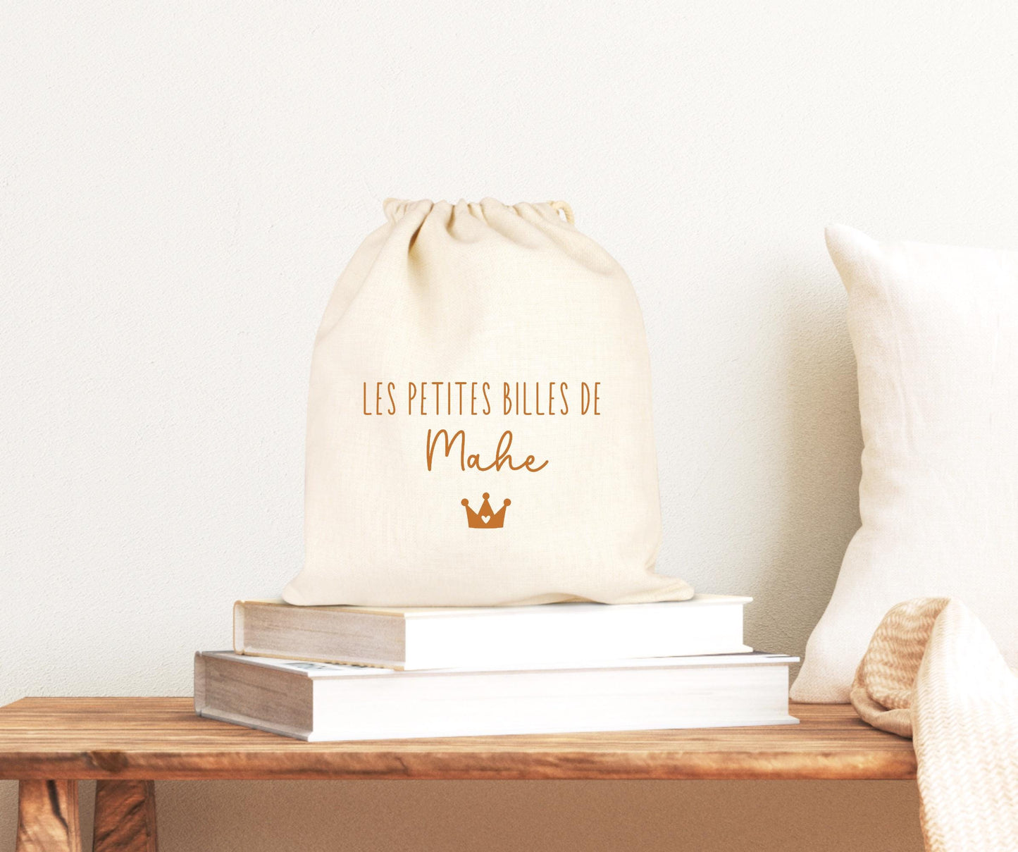 Sac de billes personnalisé, Cadeau enfant, Pochon personnalisé