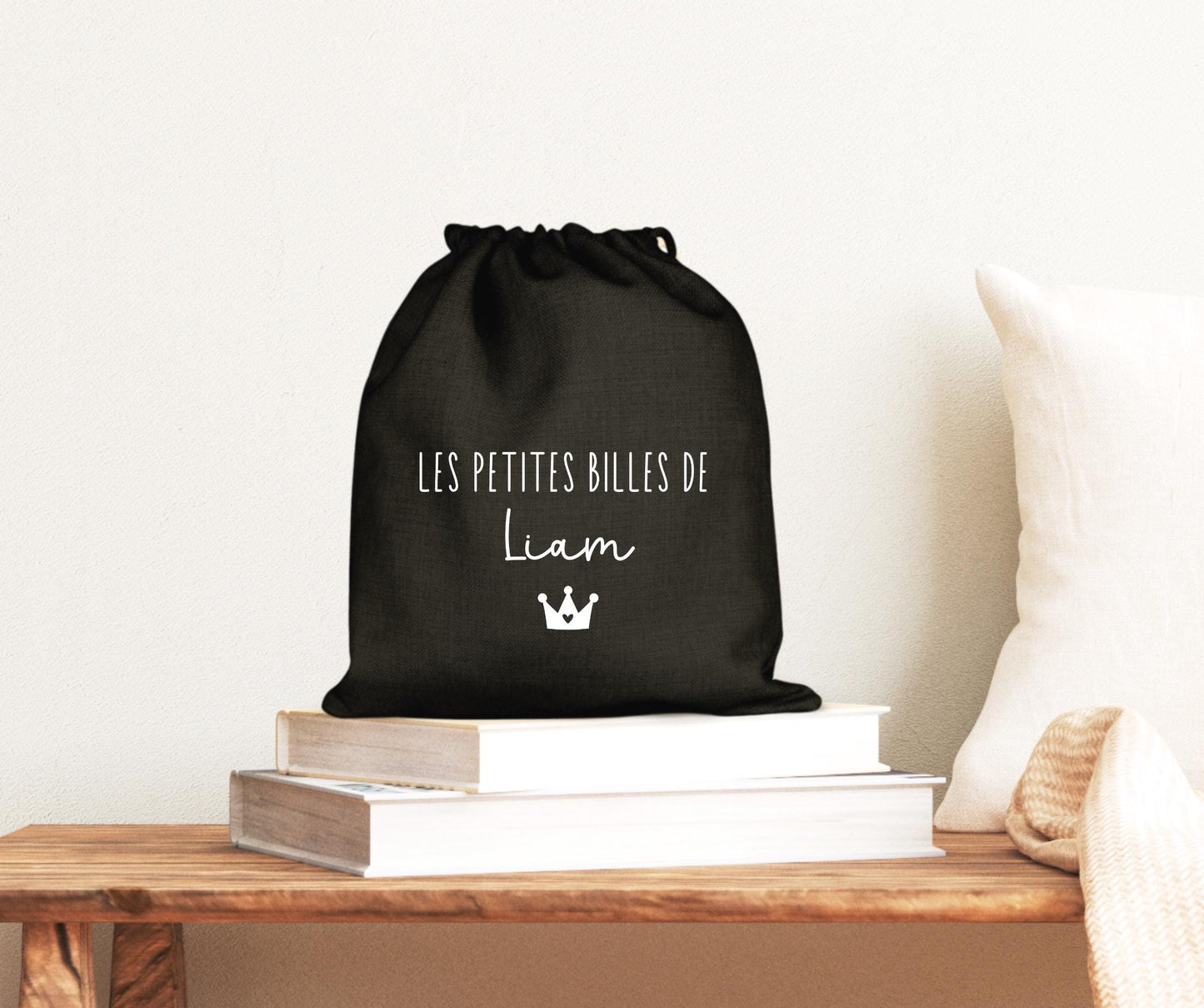 Sac de billes personnalisé, Cadeau enfant, Pochon personnalisé
