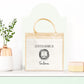 Sac Cabas toile et jute enfant personnalisé, Cadeau enfant prénom, Cadeau anniversaire enfant, Sac lion