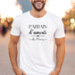 T-shirt Parrain d'Amour Personnalisé, Prénoms Filleuls, Cadeau Baptême, Annonce Parrain