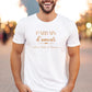 T-shirt Parrain d'Amour Personnalisé, Prénoms Filleuls, Cadeau Baptême, Annonce Parrain