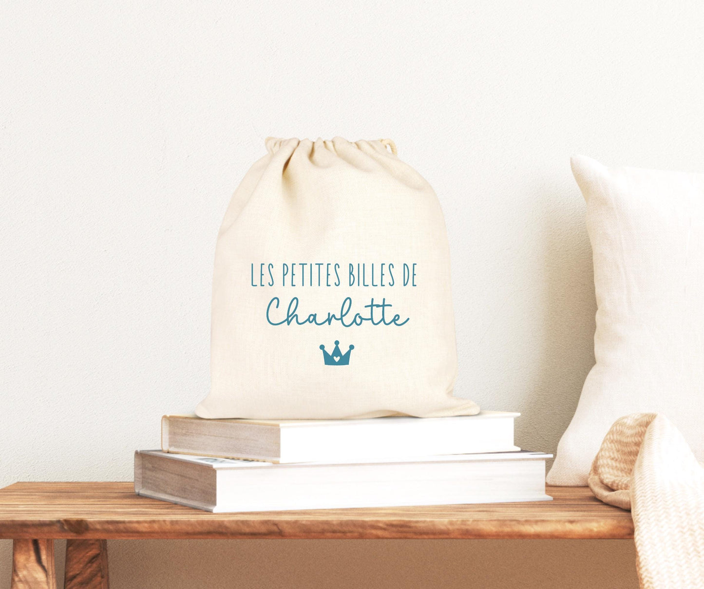 Sac de billes personnalisé, Cadeau enfant, Pochon personnalisé