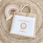 Sac Cabas toile et jute enfant personnalisé, Cadeau enfant prénom, Cadeau anniversaire enfant, Sac lion