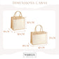 Sac en jute et coton personnalisé Super Mamie avec prénom, Cadeau grand-mère original, Sac fourre-tout personnalisé, Fête des grands-mères