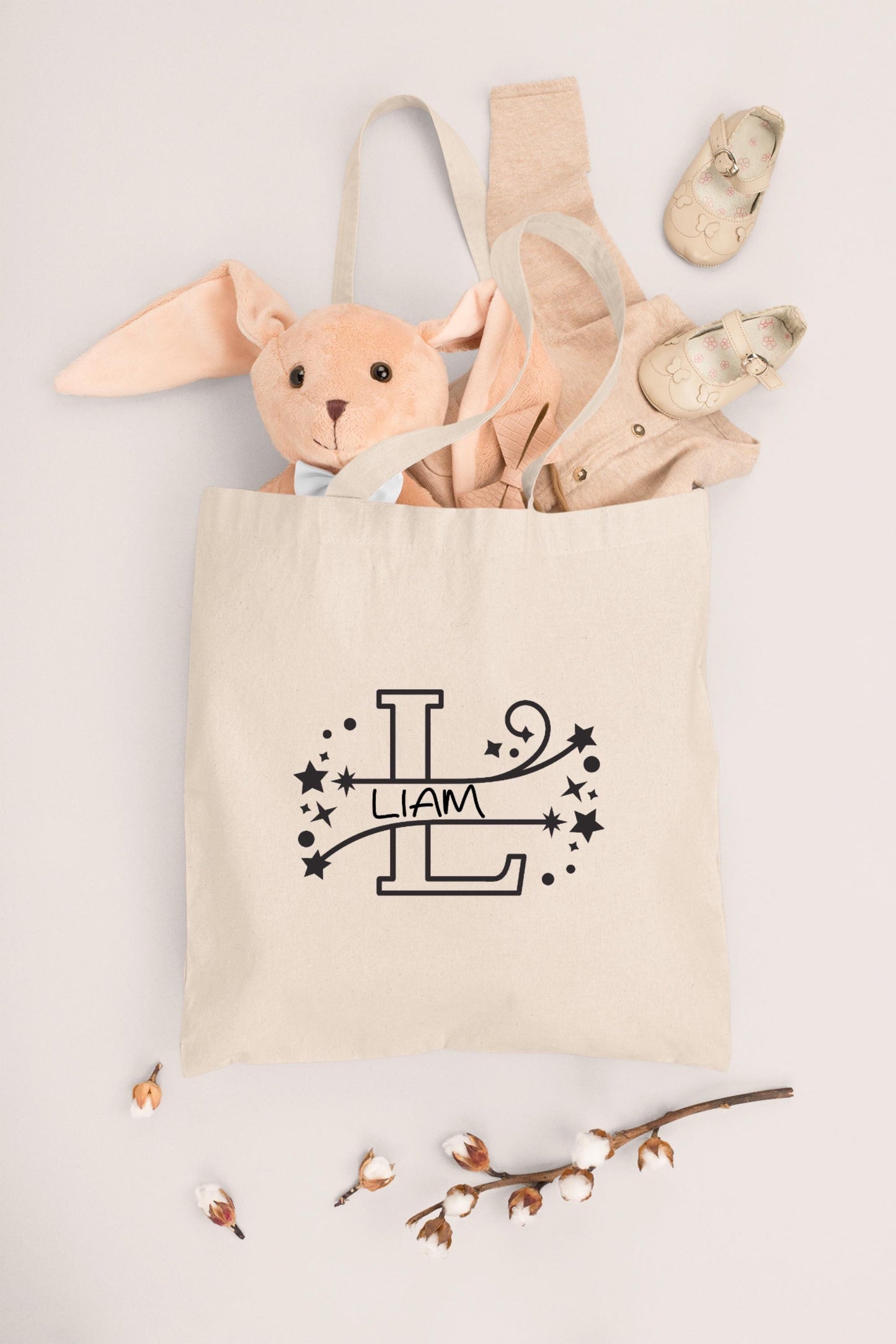 Tote Bag Enfant prénom, Cadeau enfant prénom, Sac enfant personnalisé