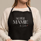 Tablier Super Mamie Personnalisé, Cadeau cuisine, Cadeau grand-mère