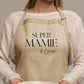 Tablier Super Mamie Personnalisé, Cadeau cuisine, Cadeau grand-mère