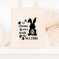 Sac personnalisé Pâques, Cadeau de Pâques personnalisé, Mini Tote Bag prénom Pâques
