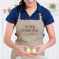 Tablier Super Marraine Personnalisé, Prénoms Filleuls, Cadeau cuisine, Cadeau Marraine
